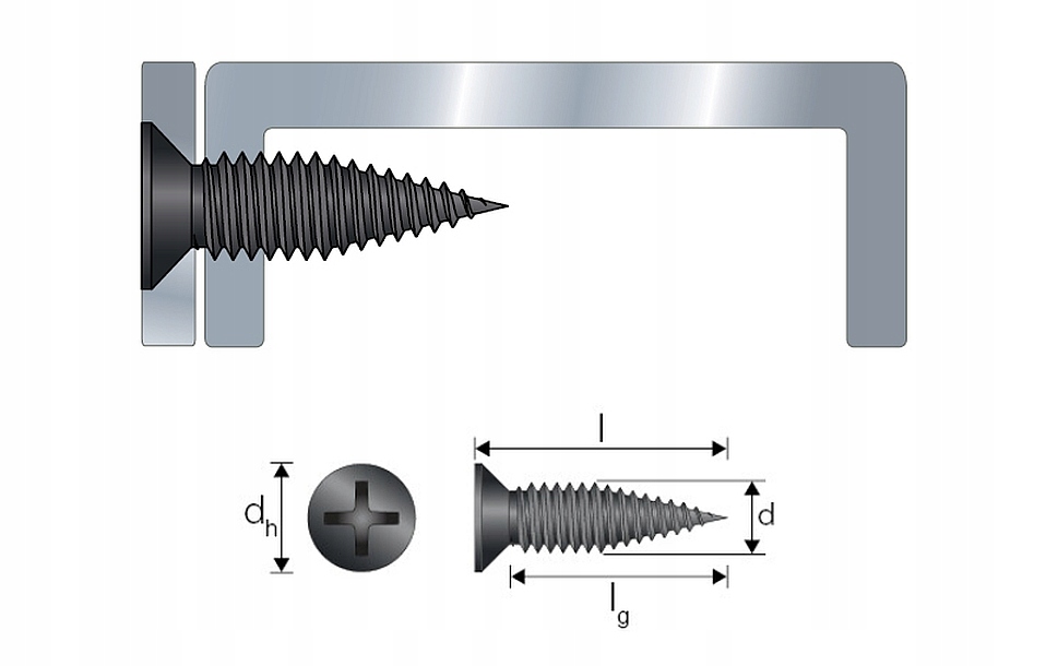 САМОСВЕРДЯЧІ МЕТАЛЕВІ ГВИНТИ SSP 3.9x14 мм 500 шт. Виробник Simpson