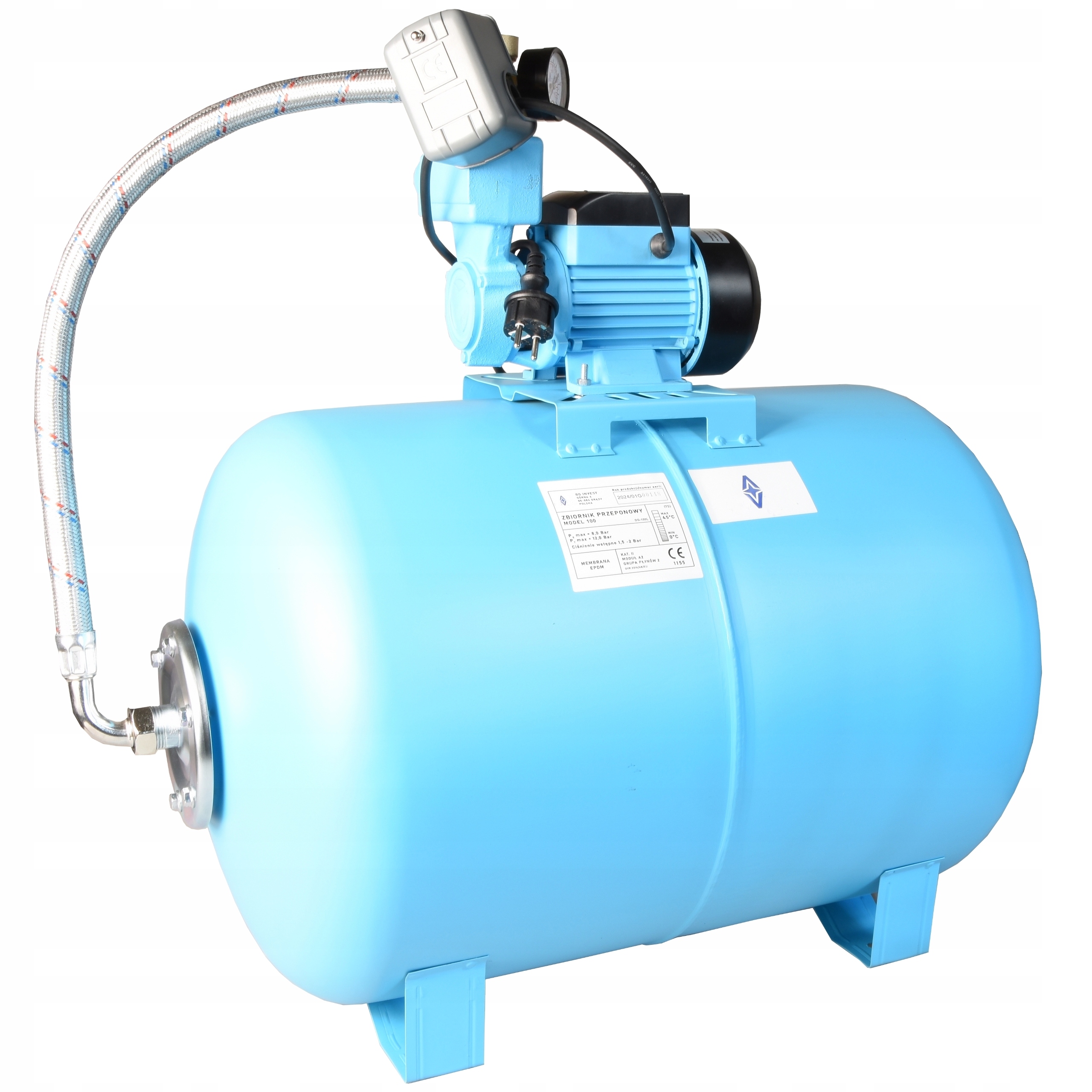 Hydroforová Súprava Na Vodu Aluvra Wzp 250 100L Hydroforová súprava 2100 l/h