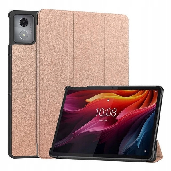 Lenovo Tab K11 Plus (11,45") TB-352, etui z klapką, Trifold, różowe złoto