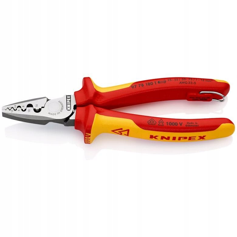 Kleště Na Lisování Kabelových Dutinek 180 MM – Kn 97 78 18 T