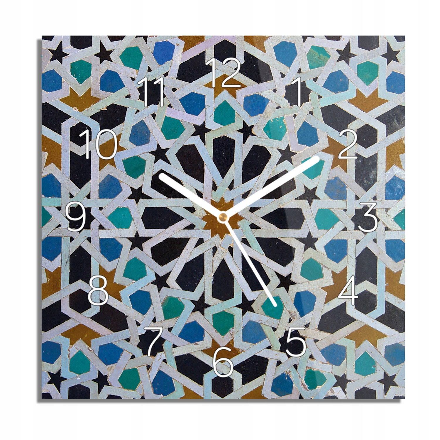 

Mozaika ornament foto-zegar z grafiką 30x30 z foto