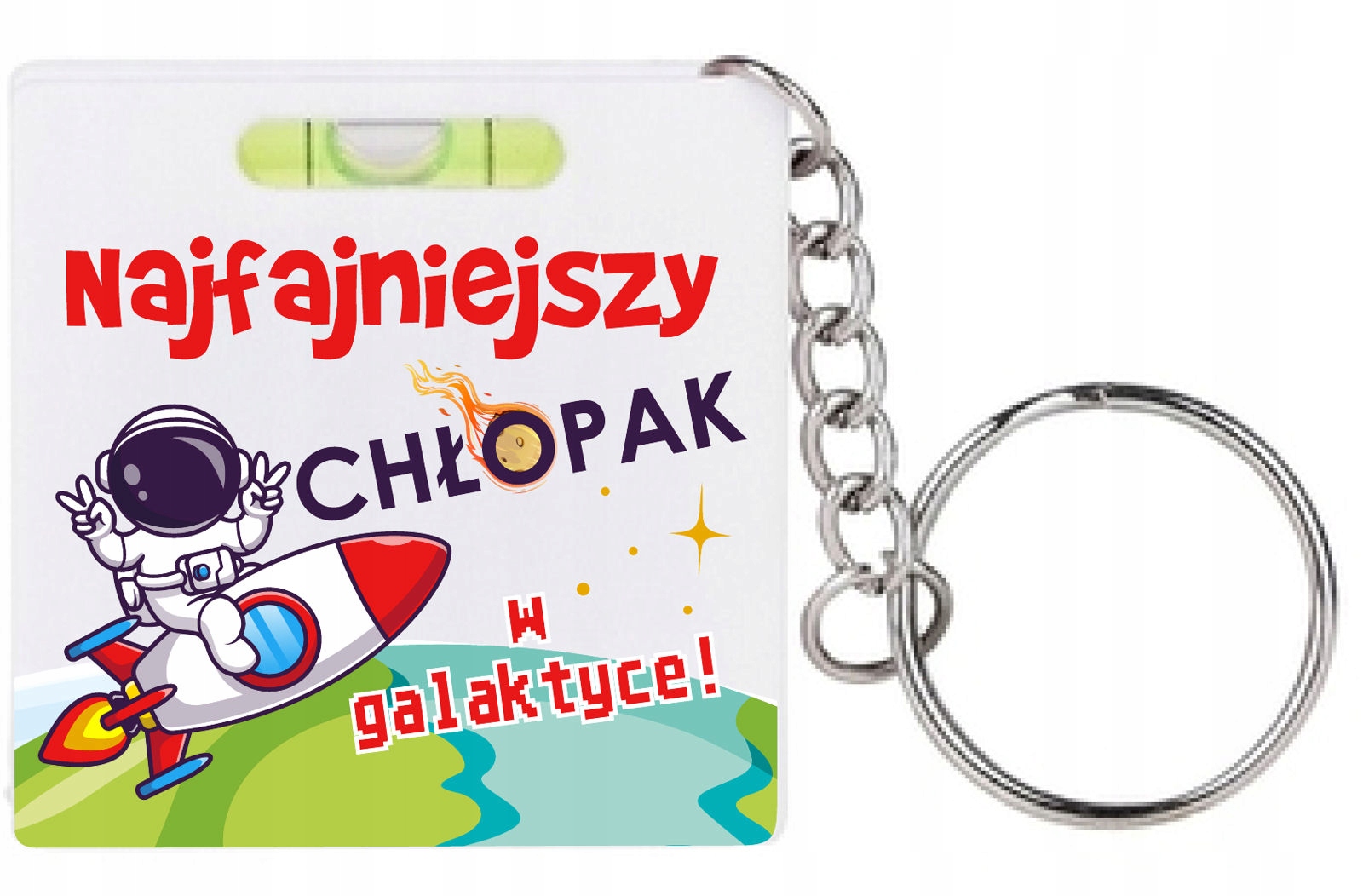 

Miara poziomica na Dzień Chłopaka facet brelok