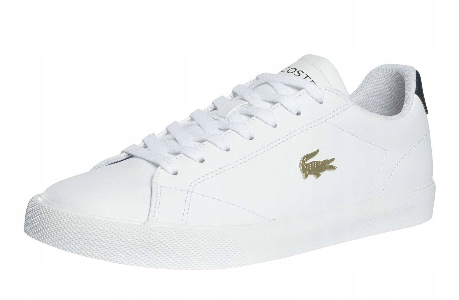 Boty Lacoste Lerond Set 125 750CMA0016042 bílé kožené 44,5