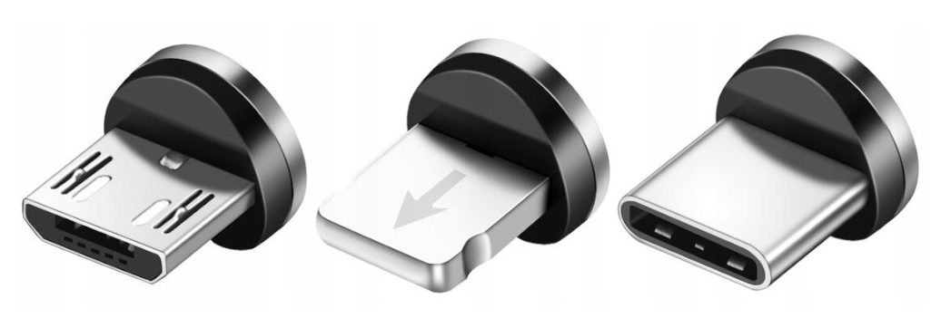 KABEL MAGNETYCZNY 3W1 ŁADOWARKA IPHONE MICRO USB C Liczba urządzeń ładowanych jednocześnie 1