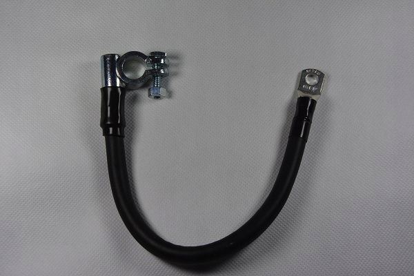 Hmotnostní kabel 90 cm 50 mm2 s klemy minus M10 nebo M8, kabel pro připojení