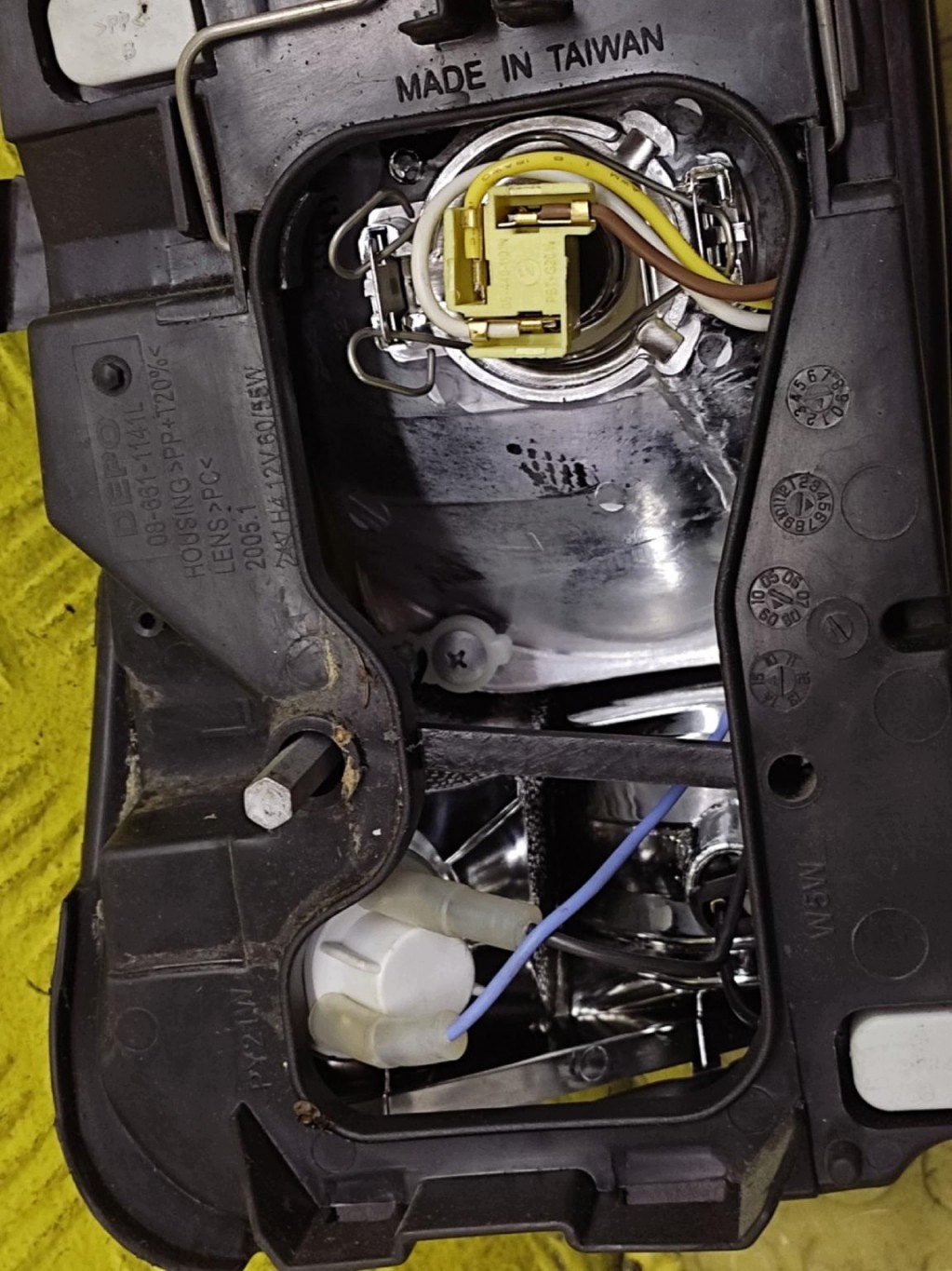 FIAT PANDA II REFLEKTOR light left front
