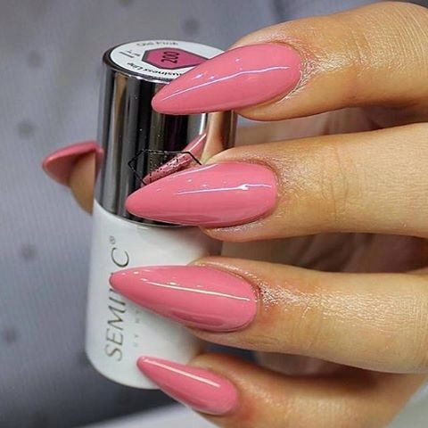 Semilac 200 Lakier Hybrydowy OLD PINK 7ml Kolor Odcienie czerwieni i różu