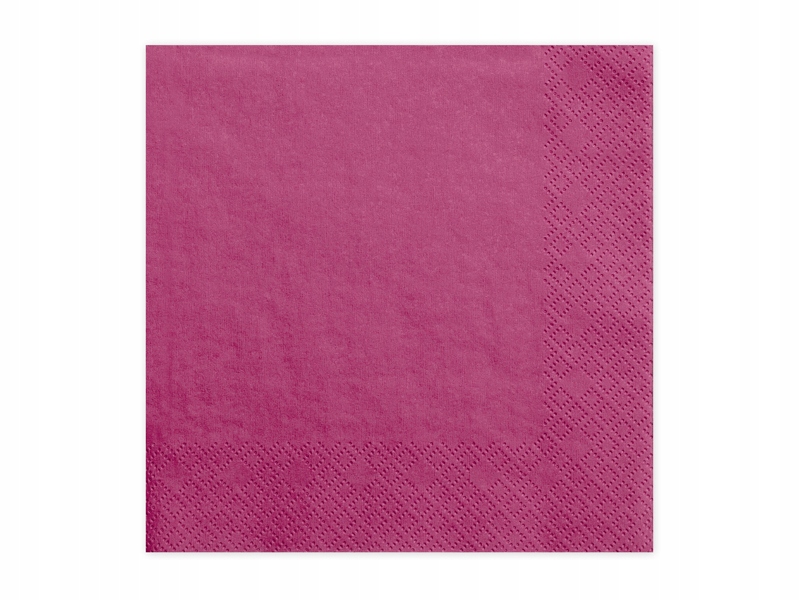 

Serwetki Trójwarstwowe C. Różowe 33x33cm 20 sztuk