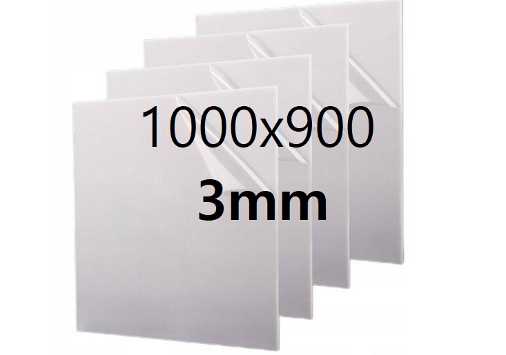 Plexi Plexa deska na míru mléčná opál 100 cm x 90 cm x 3 mm