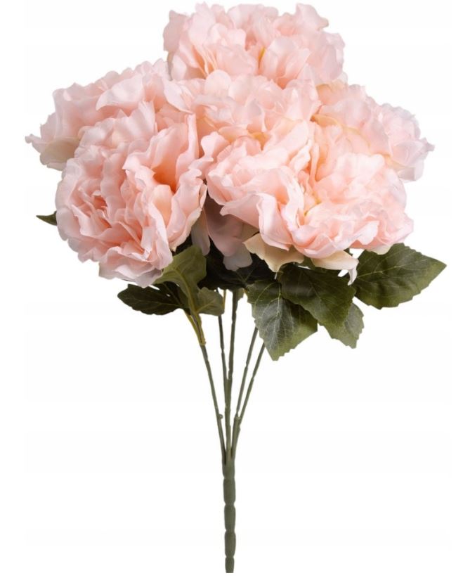 

Peonia bukiet Piwonia kwiat sztuczny Różowy 48 cm