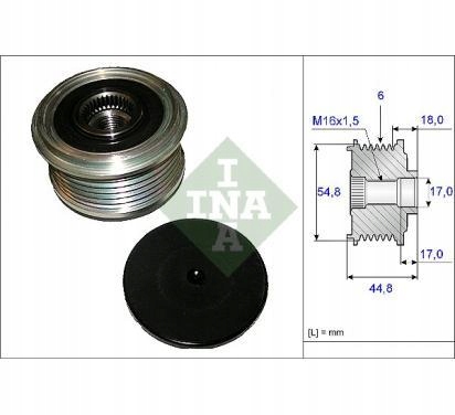 INA KOLO PASOWE ALTERNATORA DACIA LOGAN RENAULT Producent części Schaeffler INA