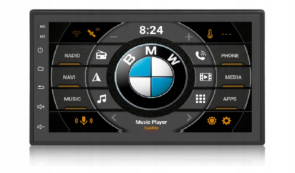 РАДІО 2DIN ANDROID USB BT GPS WIFI SPOTIFY BMW