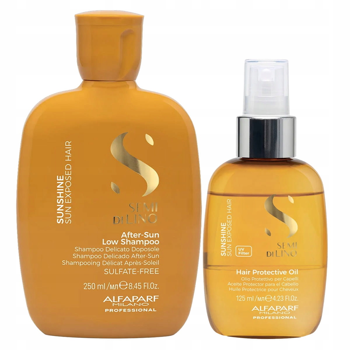 Alfaparf Semi di Lino Sunshine sada pro péči o vlasy na dovolené
