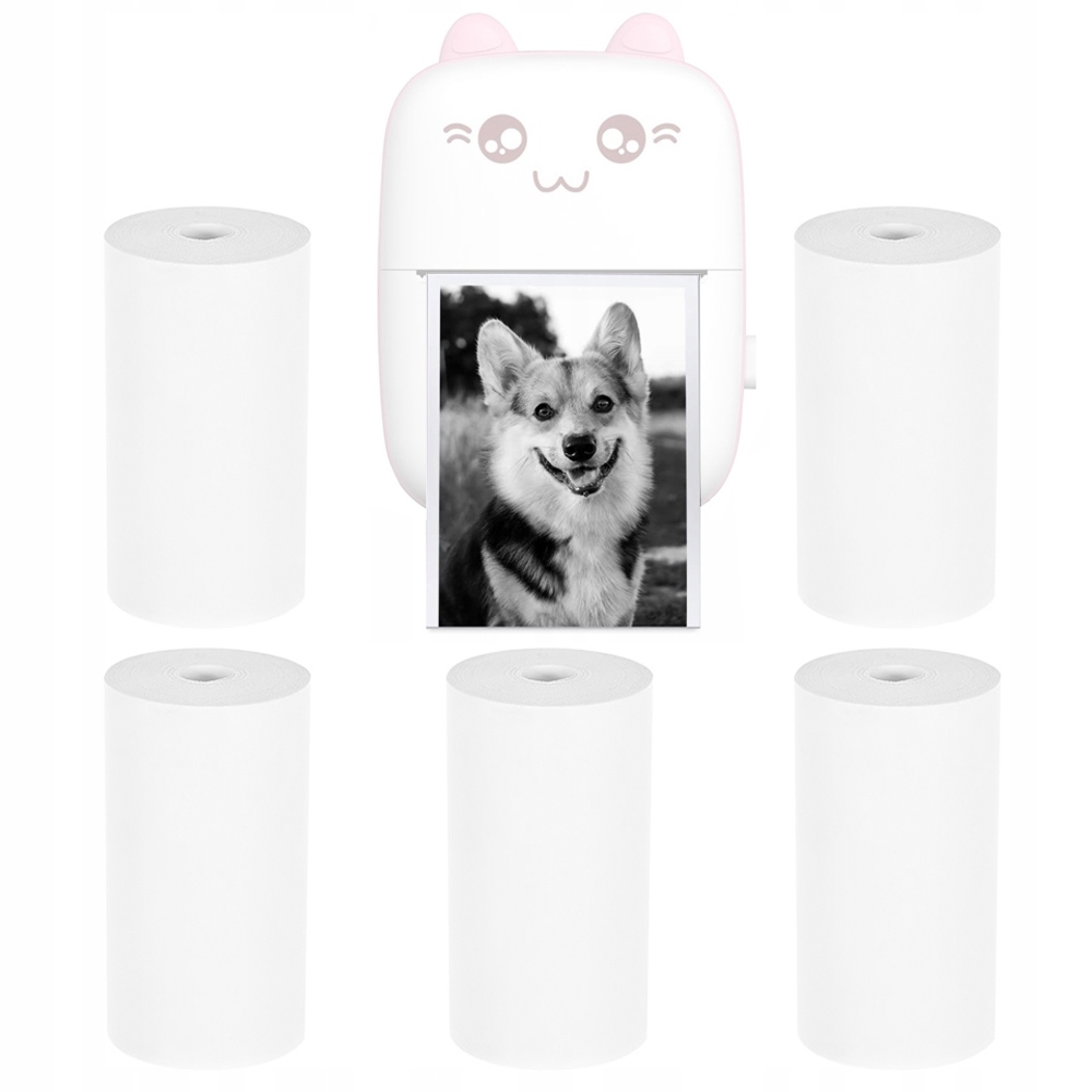 

Papier Do Mini Drukarki Termicznej Rolki 5 Szt