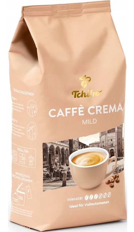 Tchibo Caffe Crema Mild káva 1 kg Dovoz z Německa