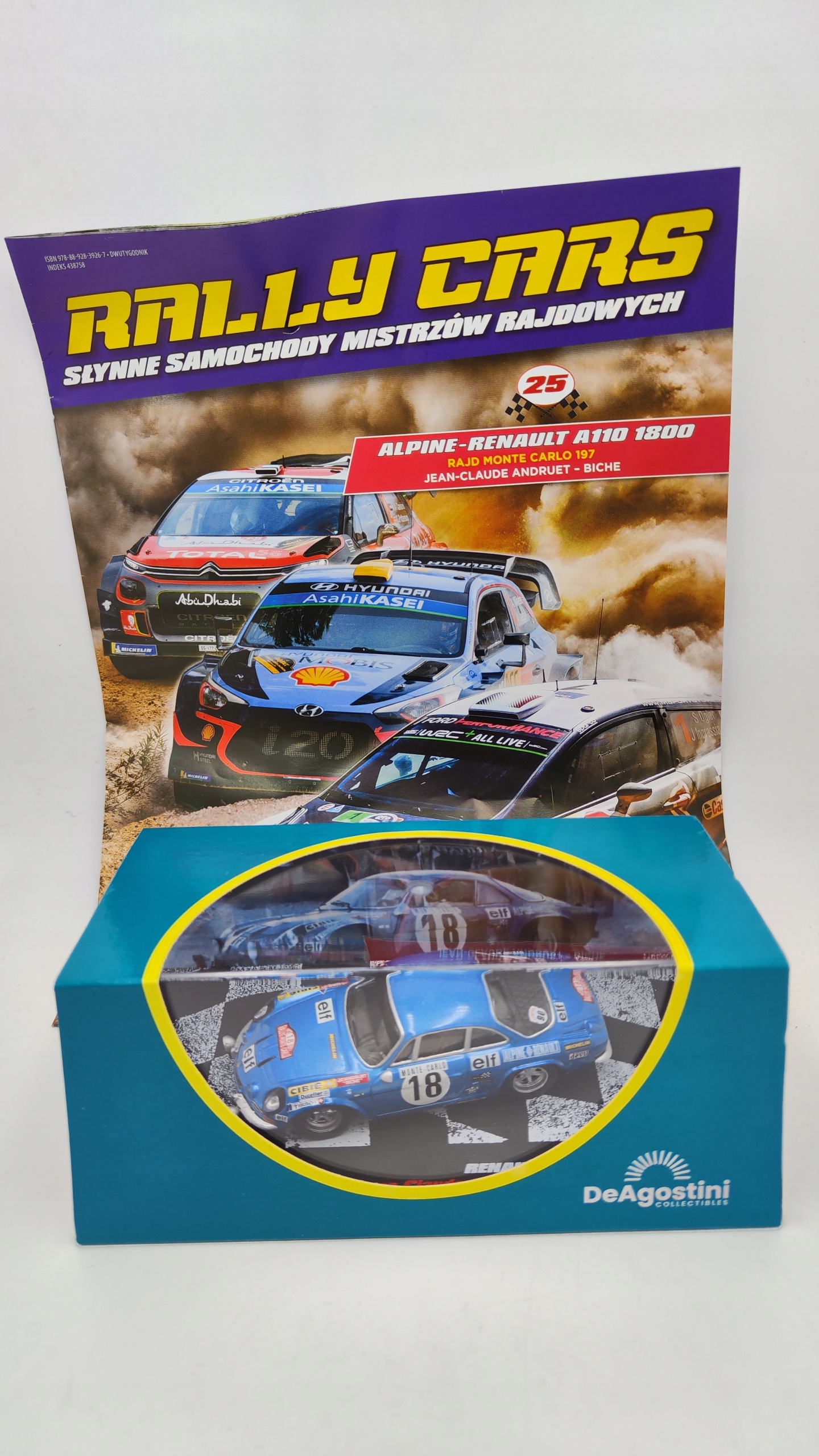 Renault Alpine A110 1800 1973 1:43 č.25 DeAgostni