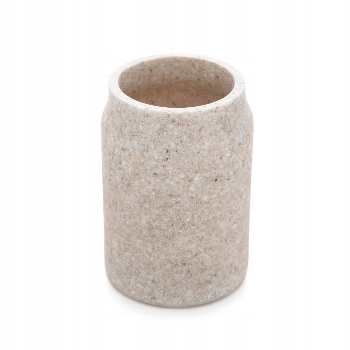 Kubek łazienkowy LORELEI beżowy 13.3x9.7x2.5cm HOMLA Linia Basic