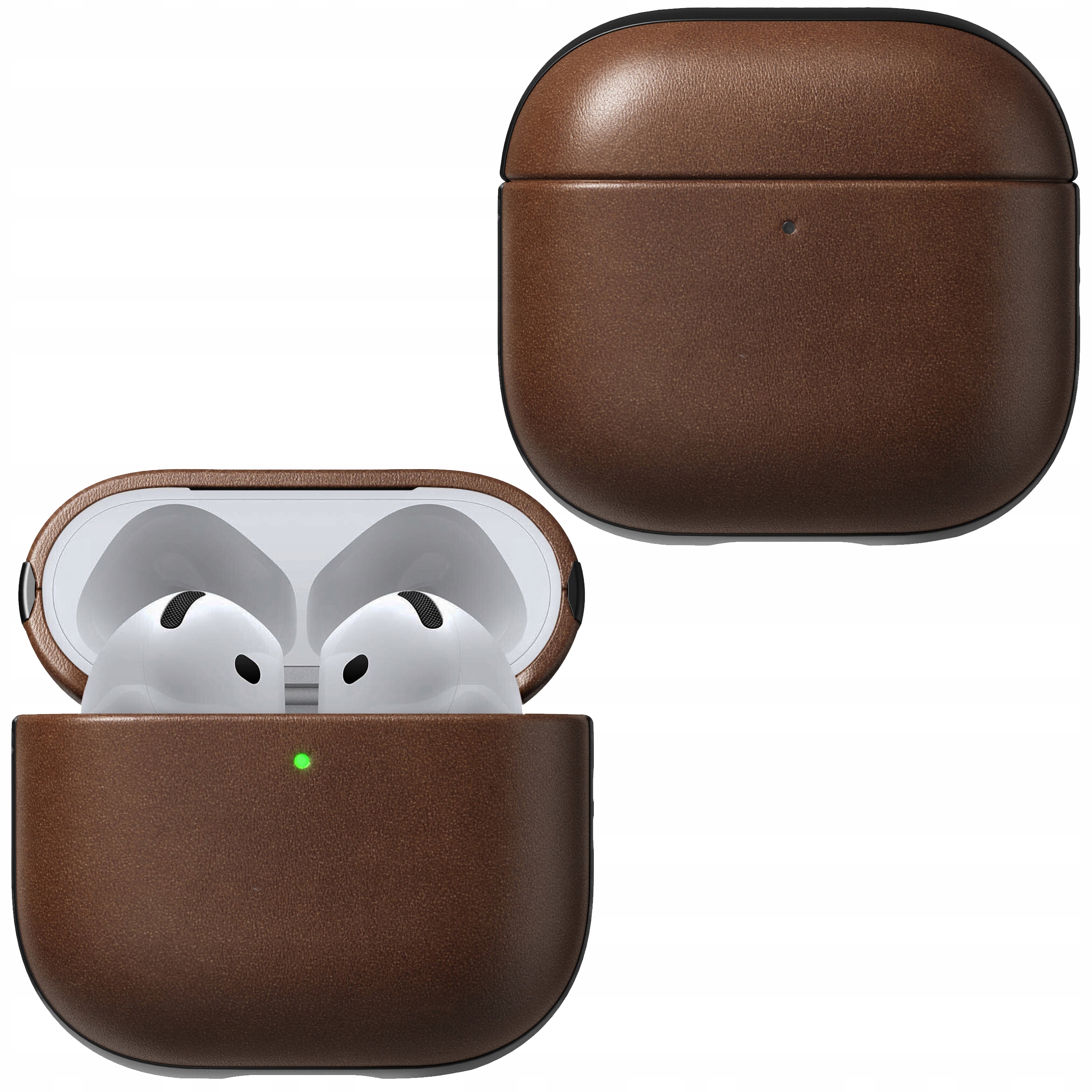Nomad Modern Leather Case Pouzdro kožené pro AirPods 4 Pouzdro na pouzdro