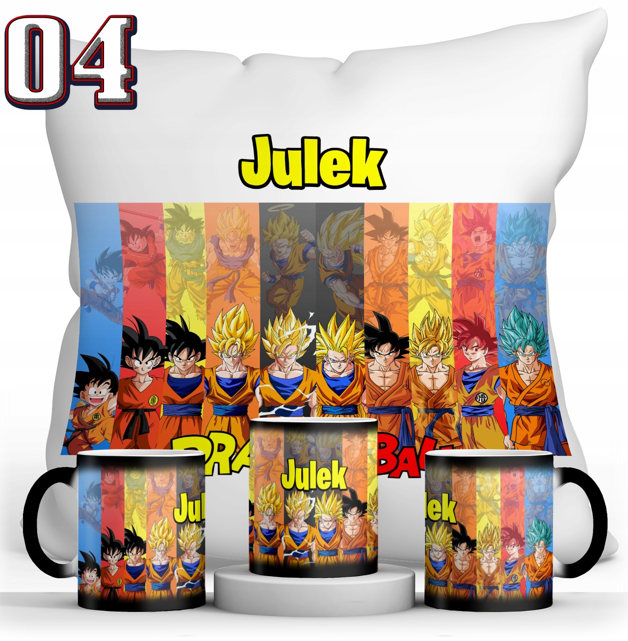 ZESTAW DRAGON BALL MAGICZNY KUBEK + PODUSZKA Tematyka, motyw DRAGON BALL