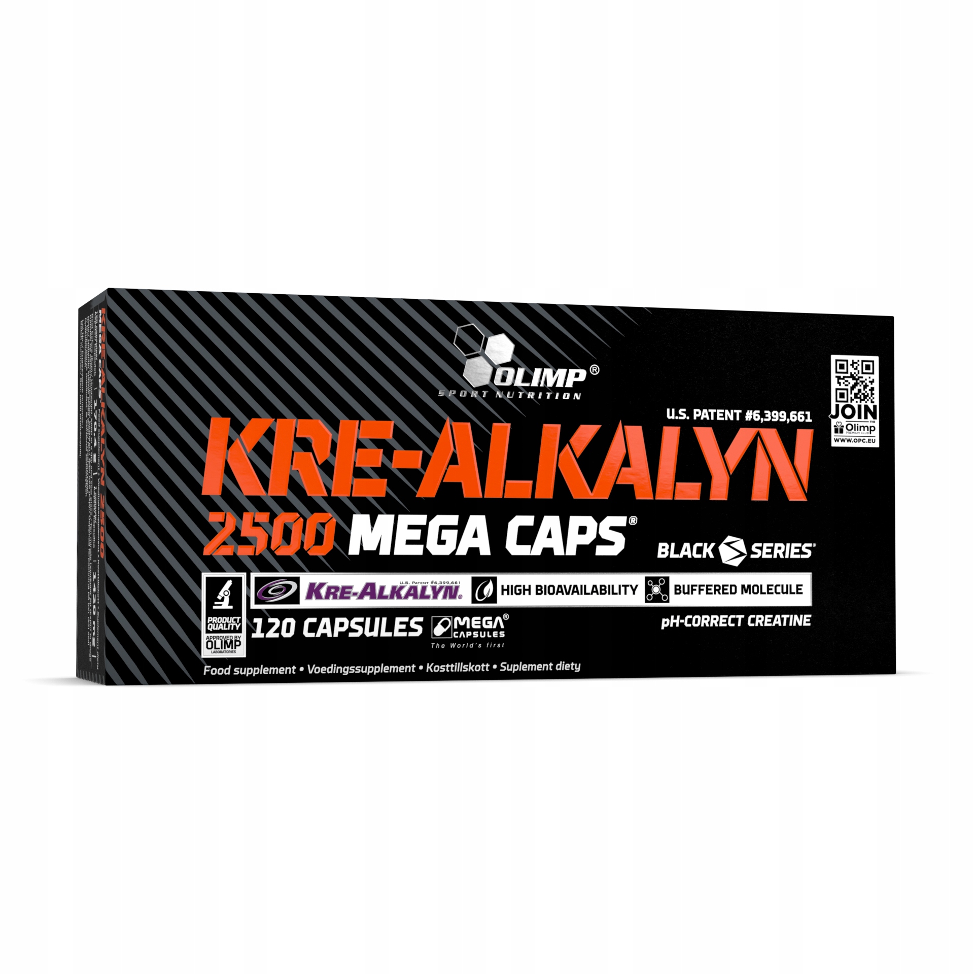 Kreatin kapsle přírodní Olimp 120 g
