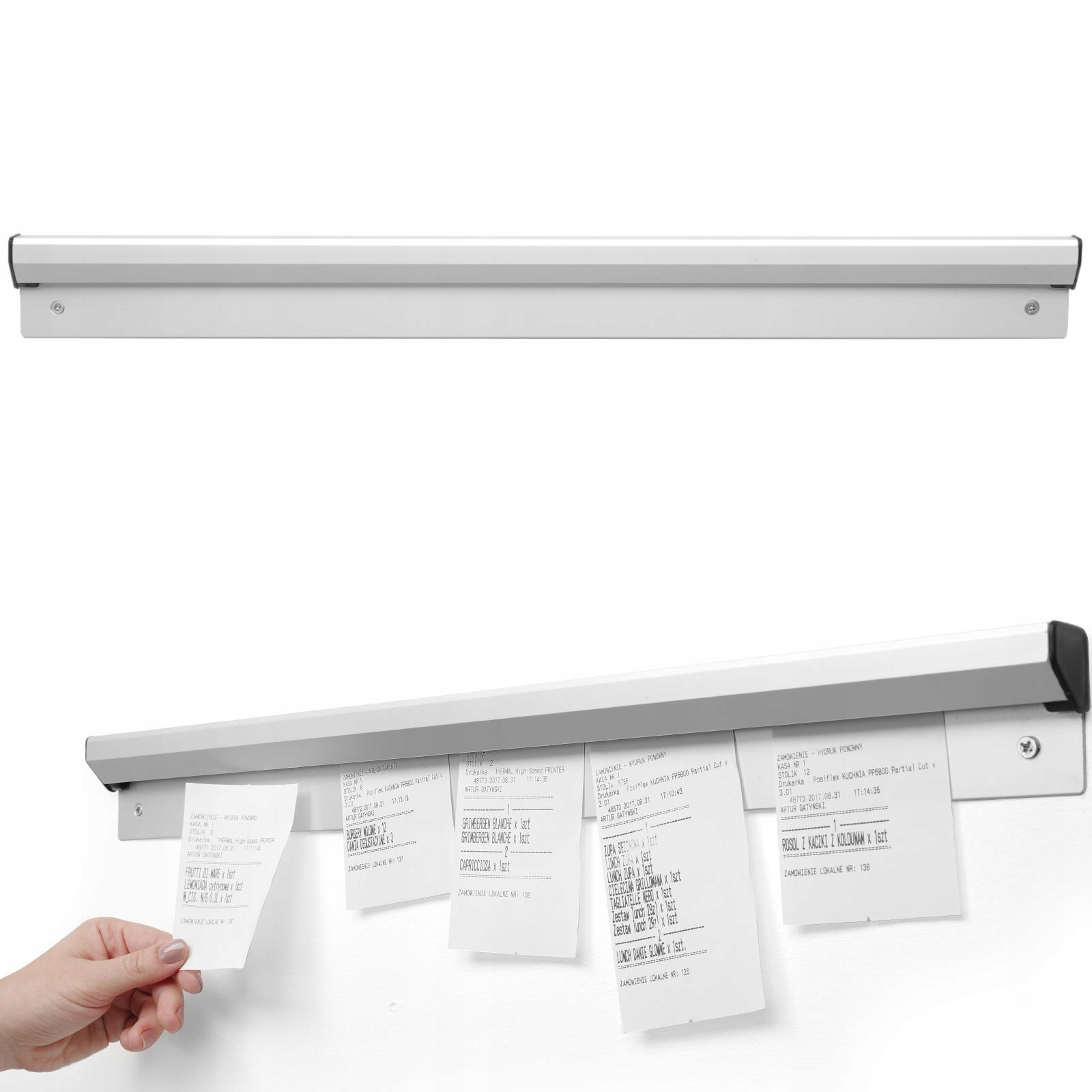 Hliníková Lišta Na Objednávkové Poukazy Prof. Gastr. 455 MM Hendi