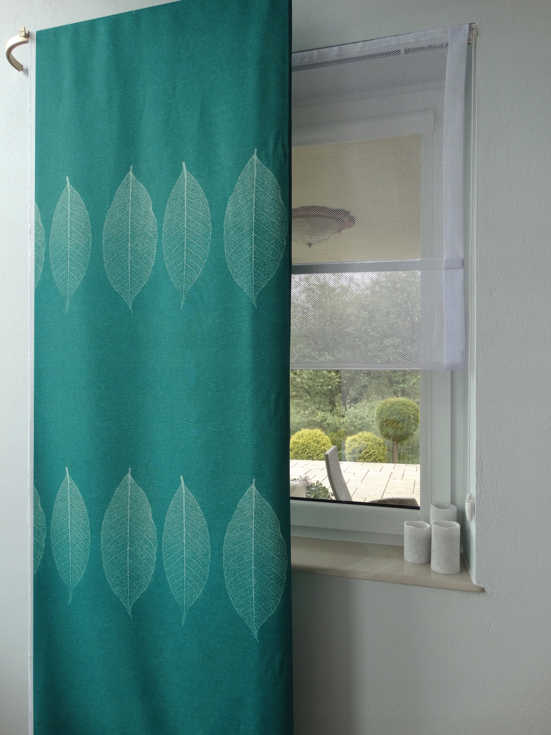 MG TK zasłonowa LIŚCIE MORSKI 115/Z 160cm polski Szerokość produktu 160 cm