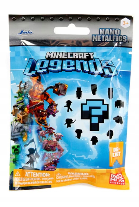 SÁČEK MINECRAFT LEGENDS - KOVOVÁ FIGURKA PŘEKVAPENÍ Věk dítěte 3+ roky