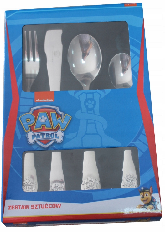 

Psi Patrol Komplet Sztućce Dla Dzieci 35454 4 El