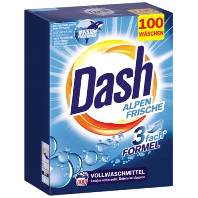 Levně Dash Alpen Frische Prášek 100p 6kg