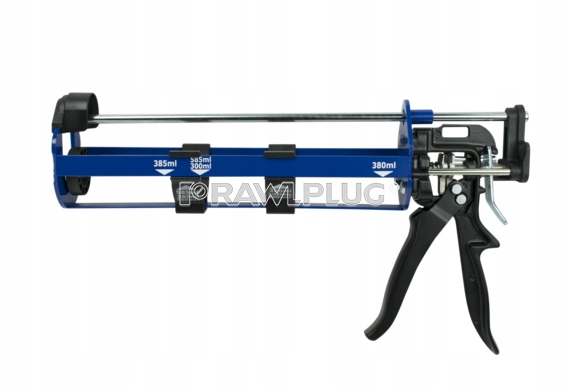 Pohodlný odšťavňovač pro všechny typy pryskyřic a kartušových kotev 280-600 ml Rawlplug