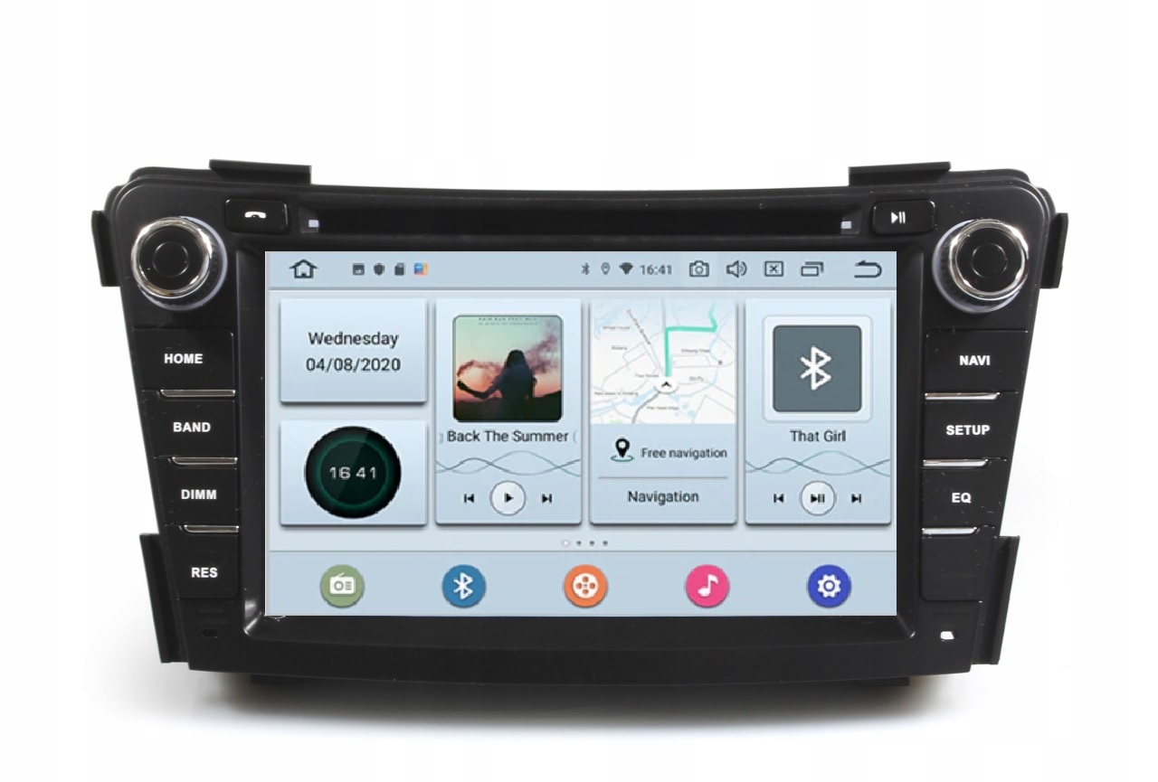 RADIO NAWIGACJA GPS HYUNDAI I40 ANDROID 12 8/64GB Komunikacja Bluetooth GPS Wi-Fi