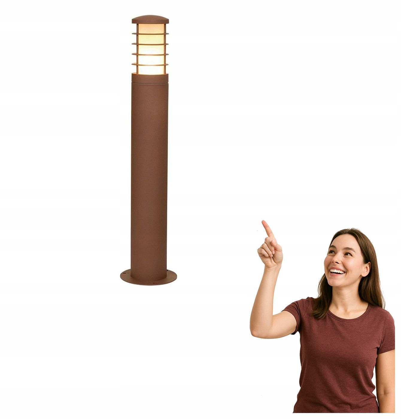 Vonkajšia lampa záhradný stĺpik Horn I Nowodvorski