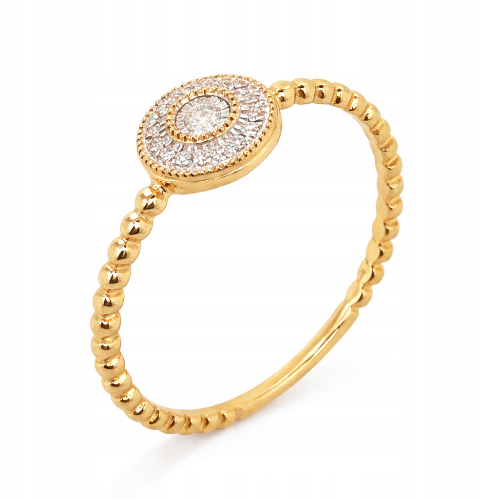 Prstýnek Au 585 s diamanty FR-7700/0.05CT velikost 12