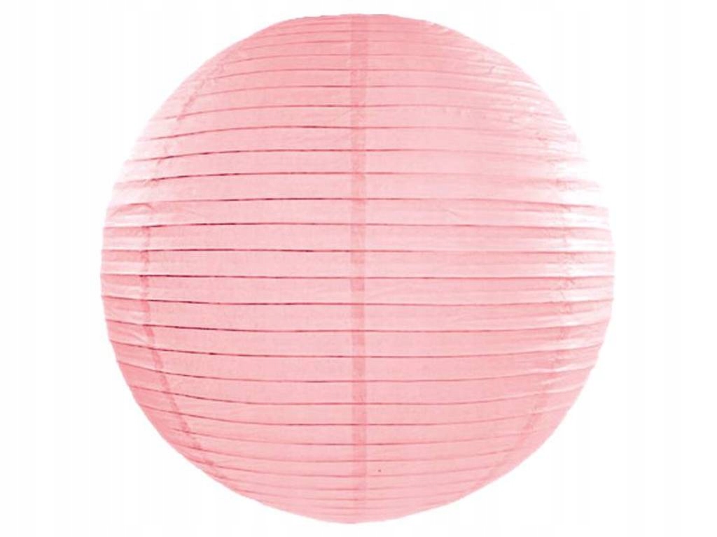 

Lampion papierowy 35cm różowy