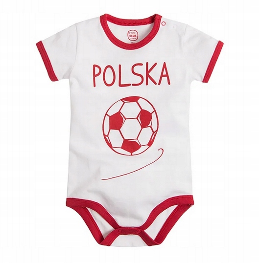 

Body krótki rękaw Polska Cool Club r. 92