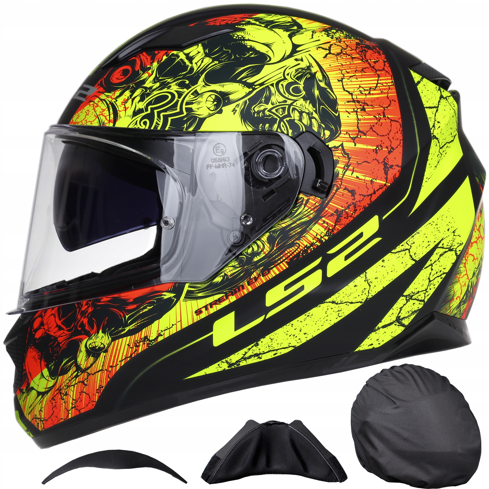 

LS2 FF320 Stream Throne Hi-vis Kask Motocyklowy