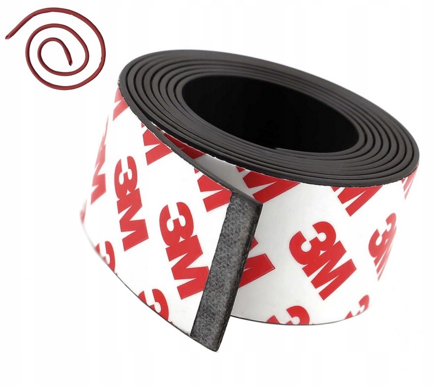 TAŚMA MAGNETYCZNA 3M SAMOPRZYLEPNA 30mm/1,5mm /5m
