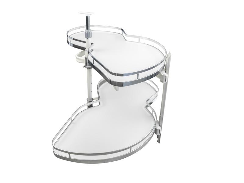 CARGO CORNER MAGIC NERKA 1000 MM Z DOCIĄGIEM CHROM Szerokość mebla 100 cm