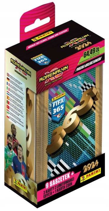 PUSZKA KOLEKCJONERSKA DUŻA FIFA ADRENALYN 365 2024 PANINI