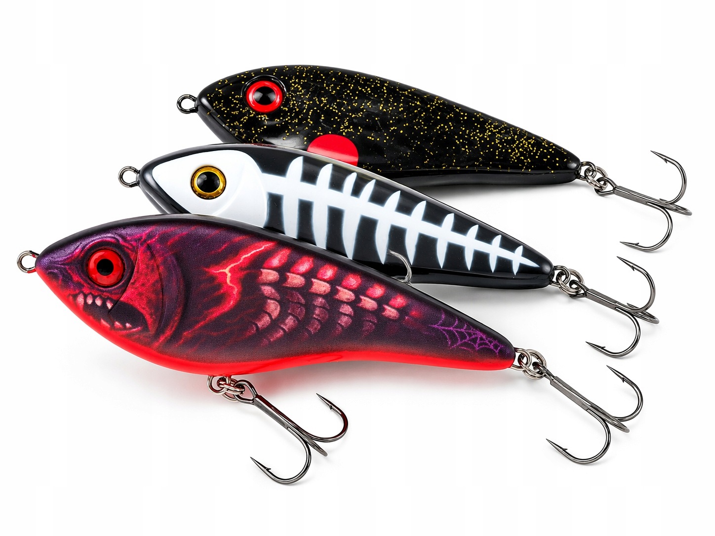 Wobler Westin Swim Glidebait Halloween 26 12CM 53G Hellfire Nightmare