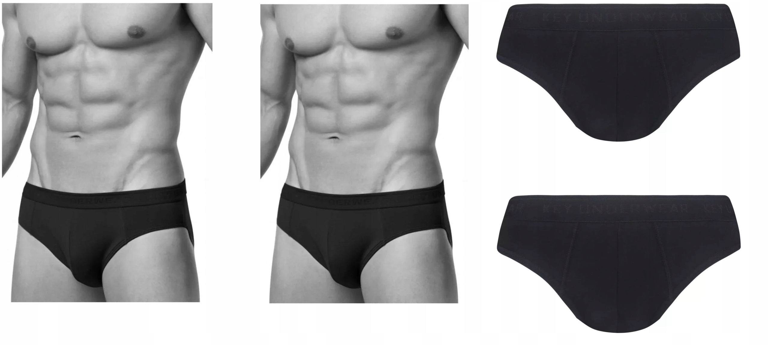 

Key slipy męskie 2 sztuki Mpp 017 *M* czarny x 2