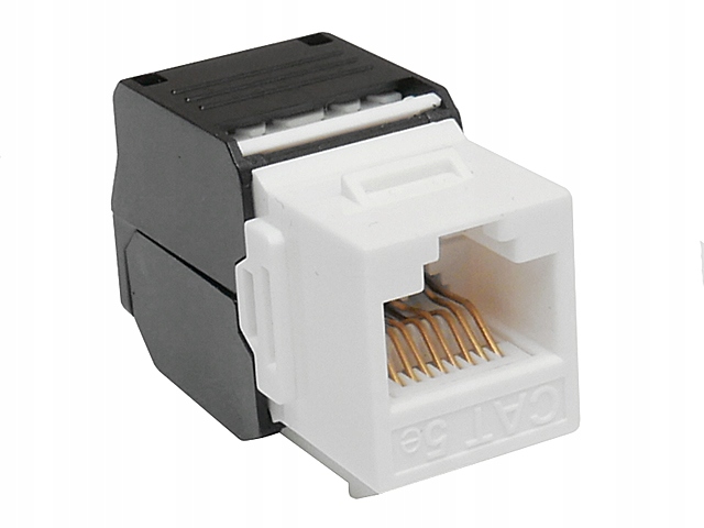 

Gniazdo RJ45 kat.5E Utp typ Keystone beznarz.