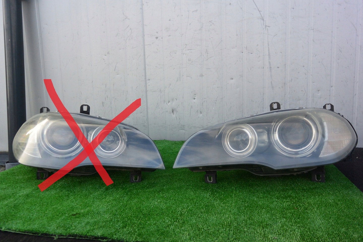 light XENON front right left BMW E70 UK NIESKRETNA