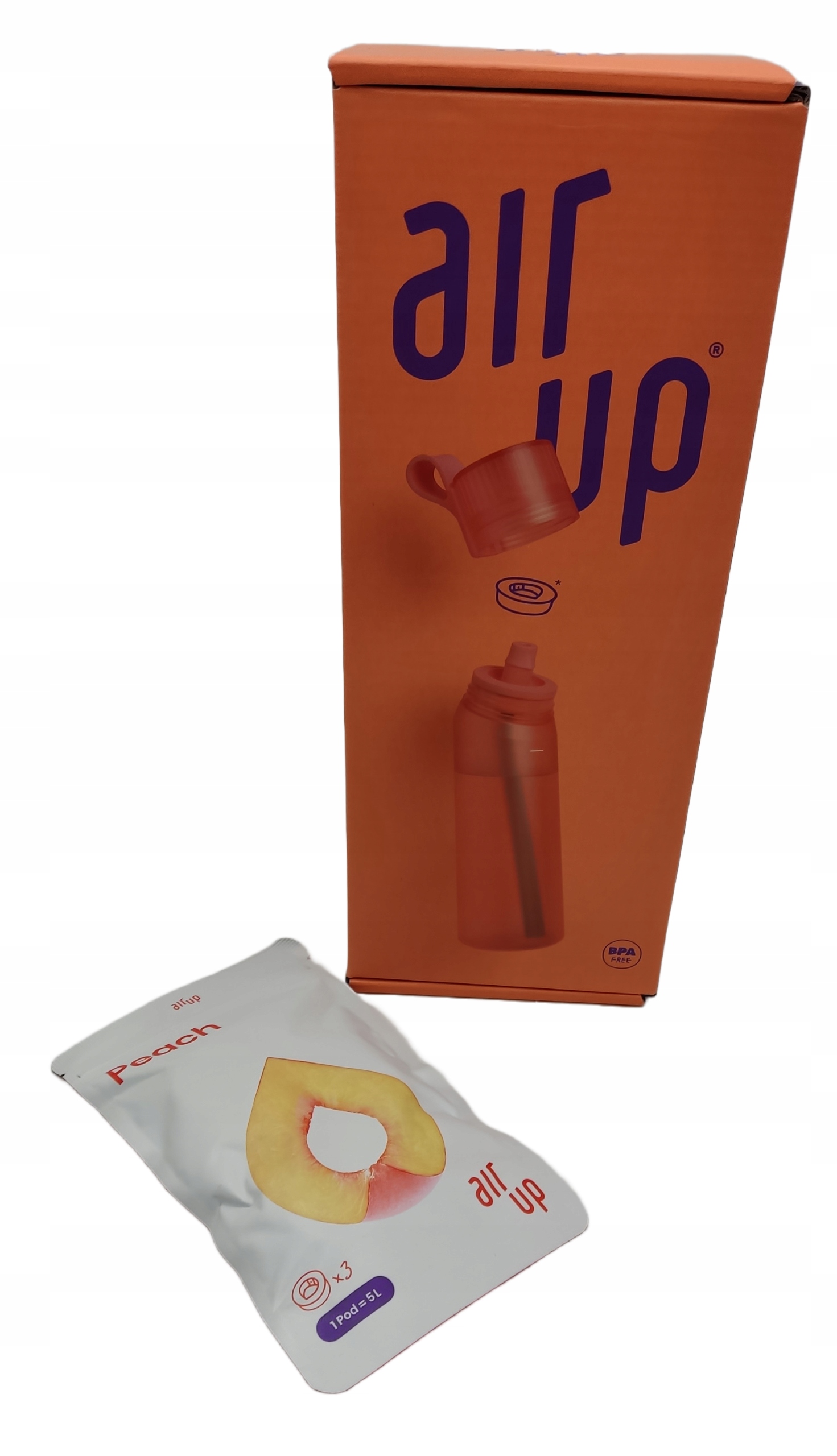 Zestaw Butelka Air Up 650ml 3x pod Electric Orange 0000 13675794981