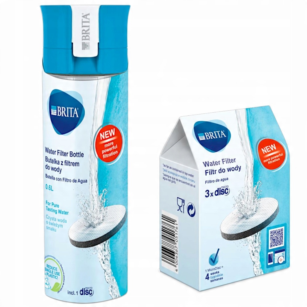 

Butelka filtrująca Brita Fill&Go + 4 Filtry