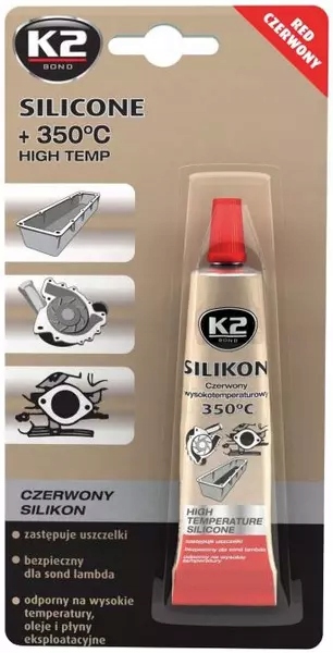 

Silikon Czerwony Blister 21G