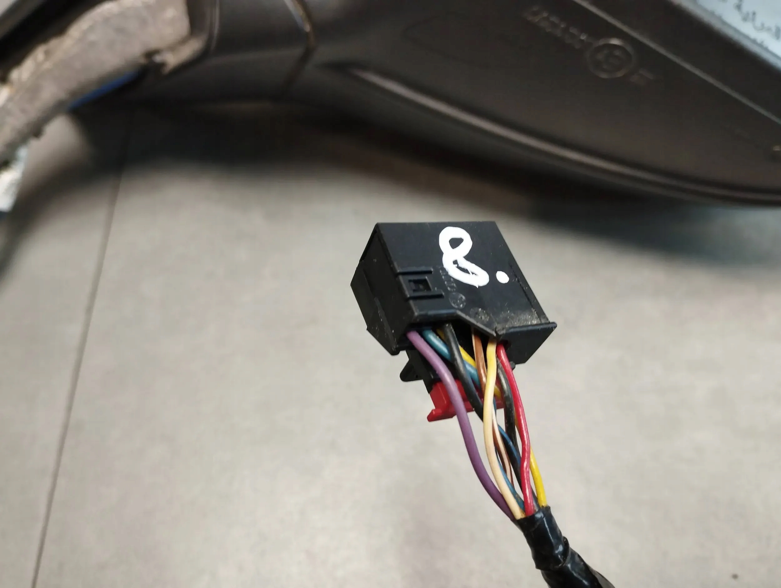 VW Golf VII 7 R Spiegel rechts 8 PIN