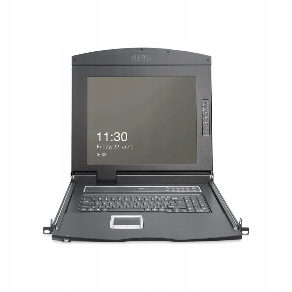 Konsola KVM Digitus 19 LCD czarna