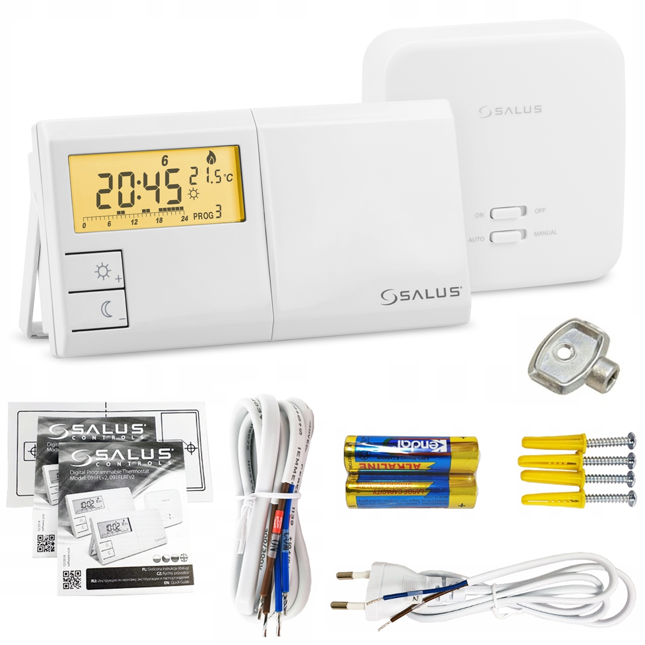 Bezdrátový Regulátor Regulátoru Salus 091FLRFV2 Kotlového Kotle Každý Týden