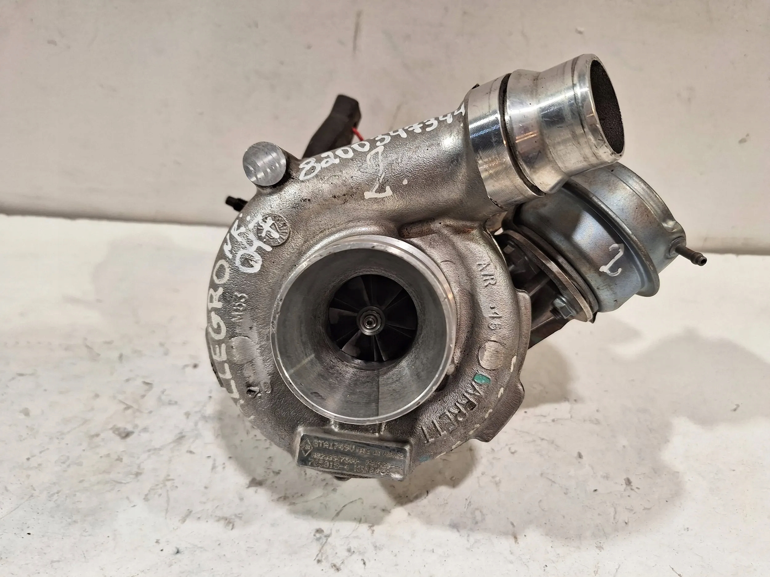 турбина Garrett 8200347344 renault KOLEOS 2.0 150 ЛС 08-